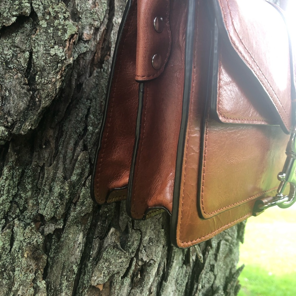 Rebecca Minkoff Hudson Mini Moto in Luggage - Picture 5 of 7